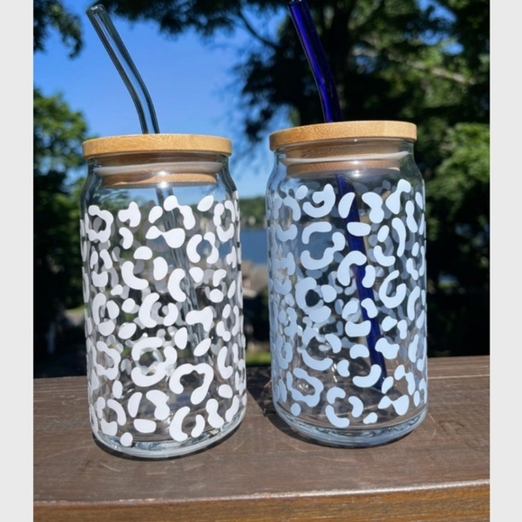 16oz Leopard Print Coffee Cup - Picture 2 of 3